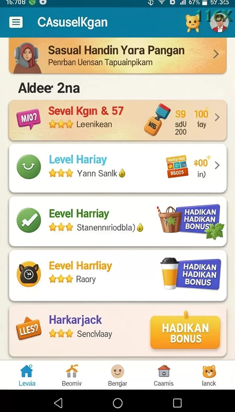 Cuplikan layar COINS — pengaturan akun