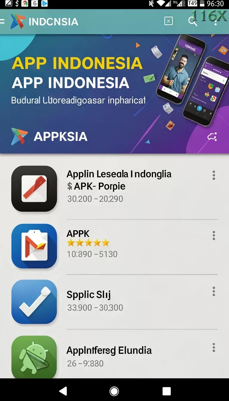 Cuplikan layar COINS — menu navigasi